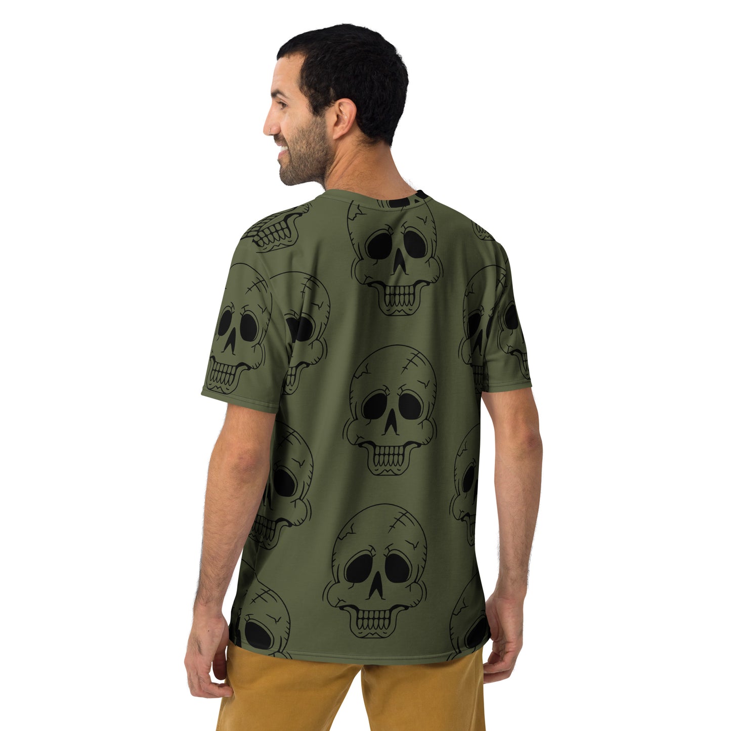 GREEN HAPPY SKULL TEE