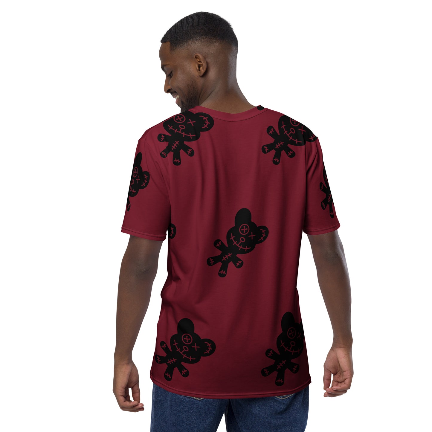 RED CREEPY BEAR TEE