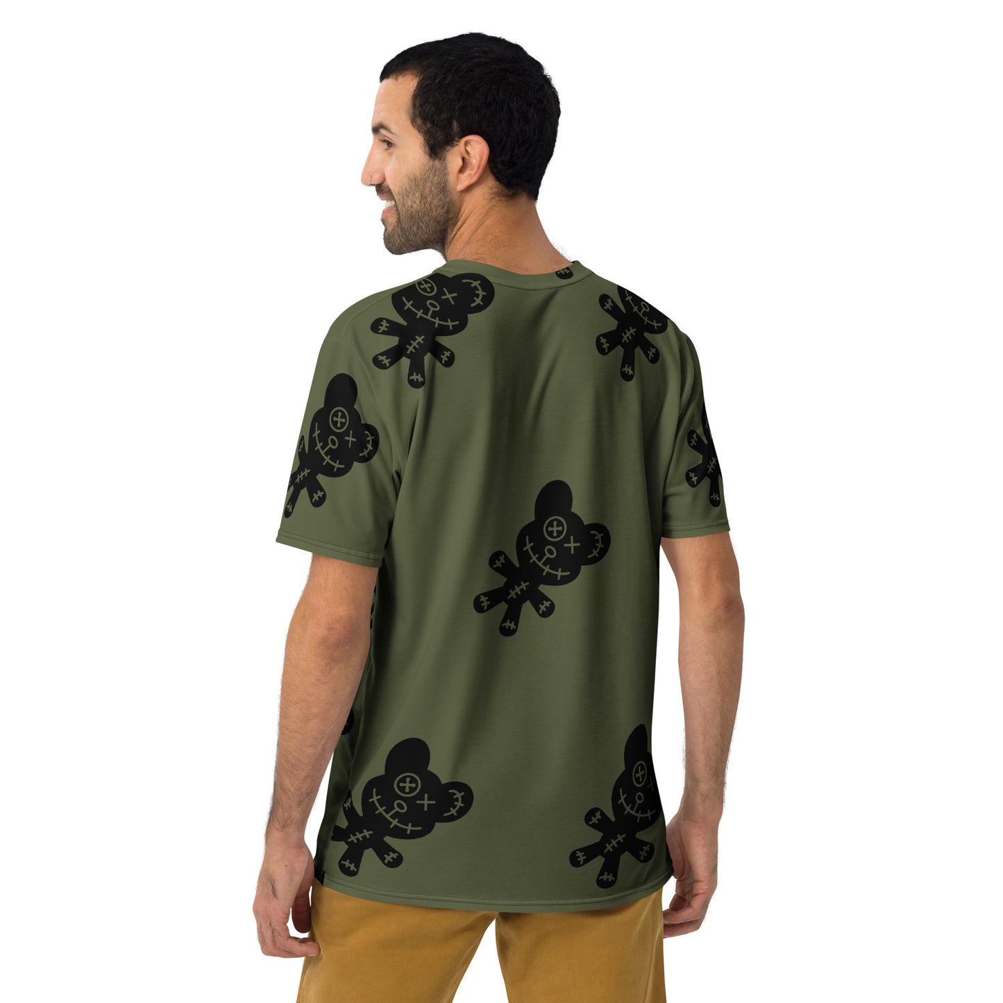 GREEN CREEPY BEAR TEE