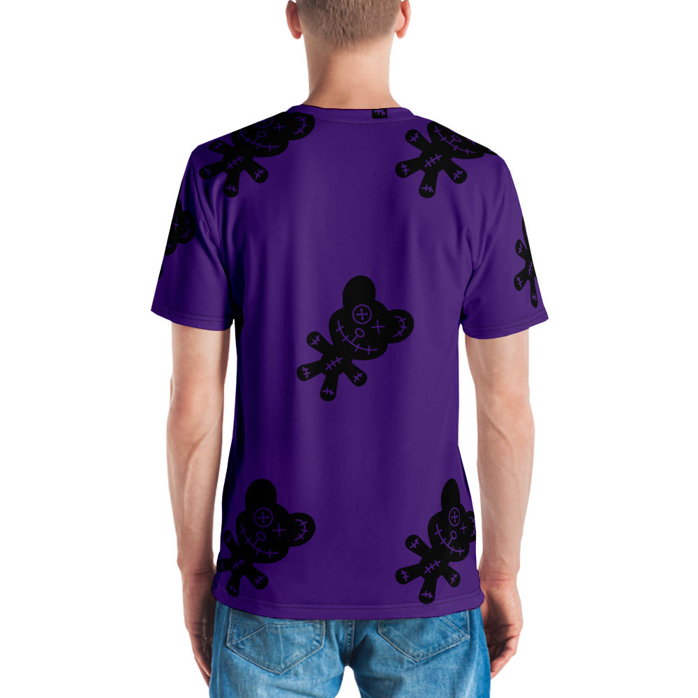 PURPLE CREEPY BEAR TEE