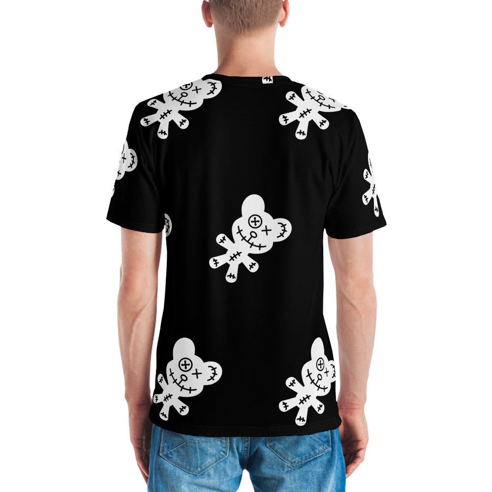 BLACK CREEPY BEAR TEE