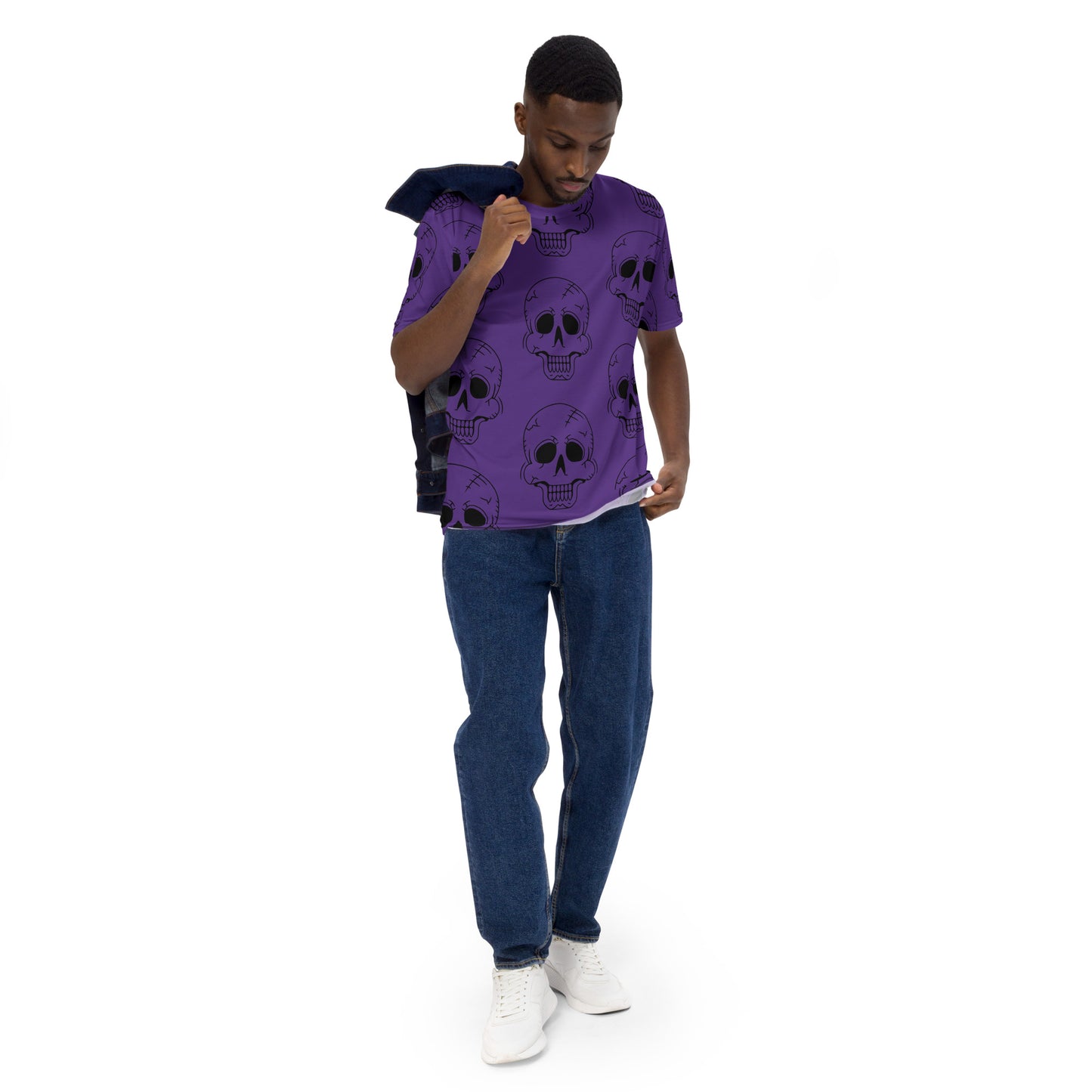 PURPLE HAPPY SKULL TEE