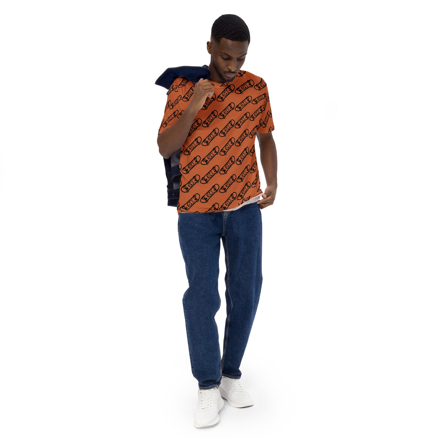 ORANGE SKATEBOARD TEE