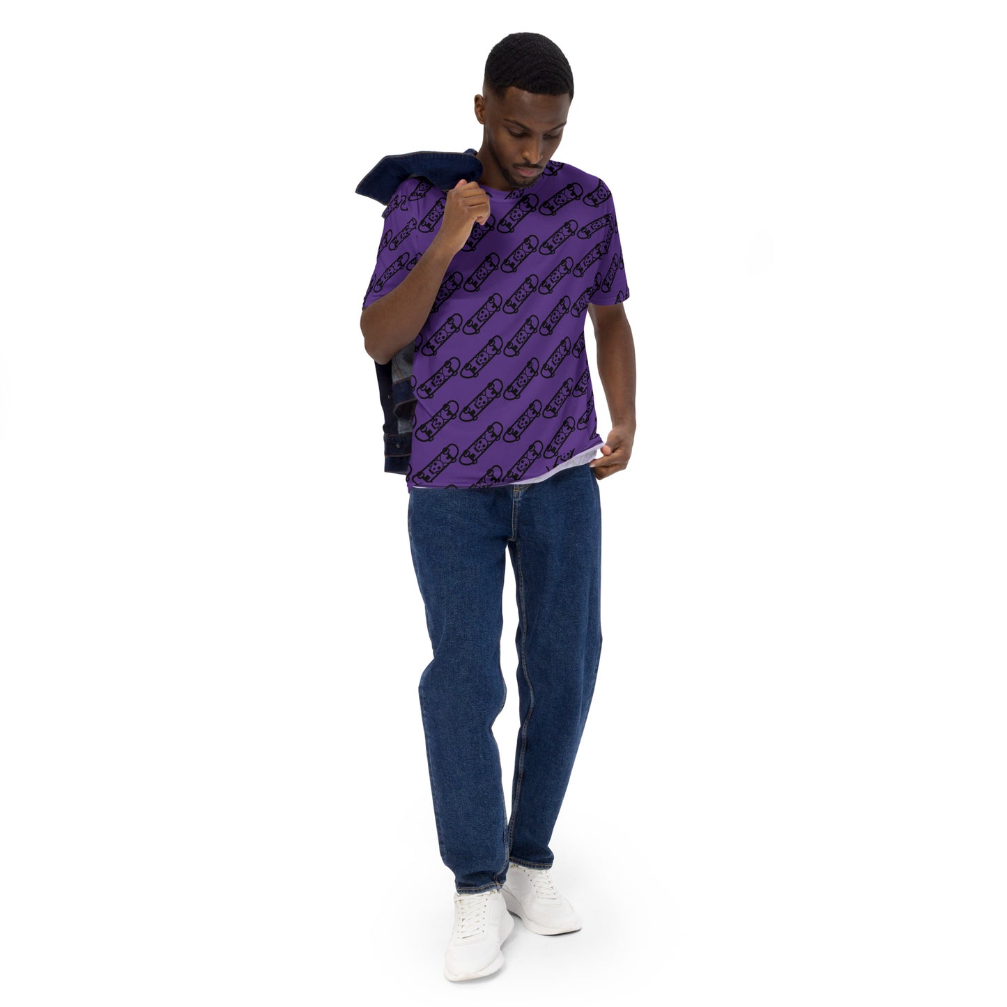 PURPLE SKATEBOARD TEE