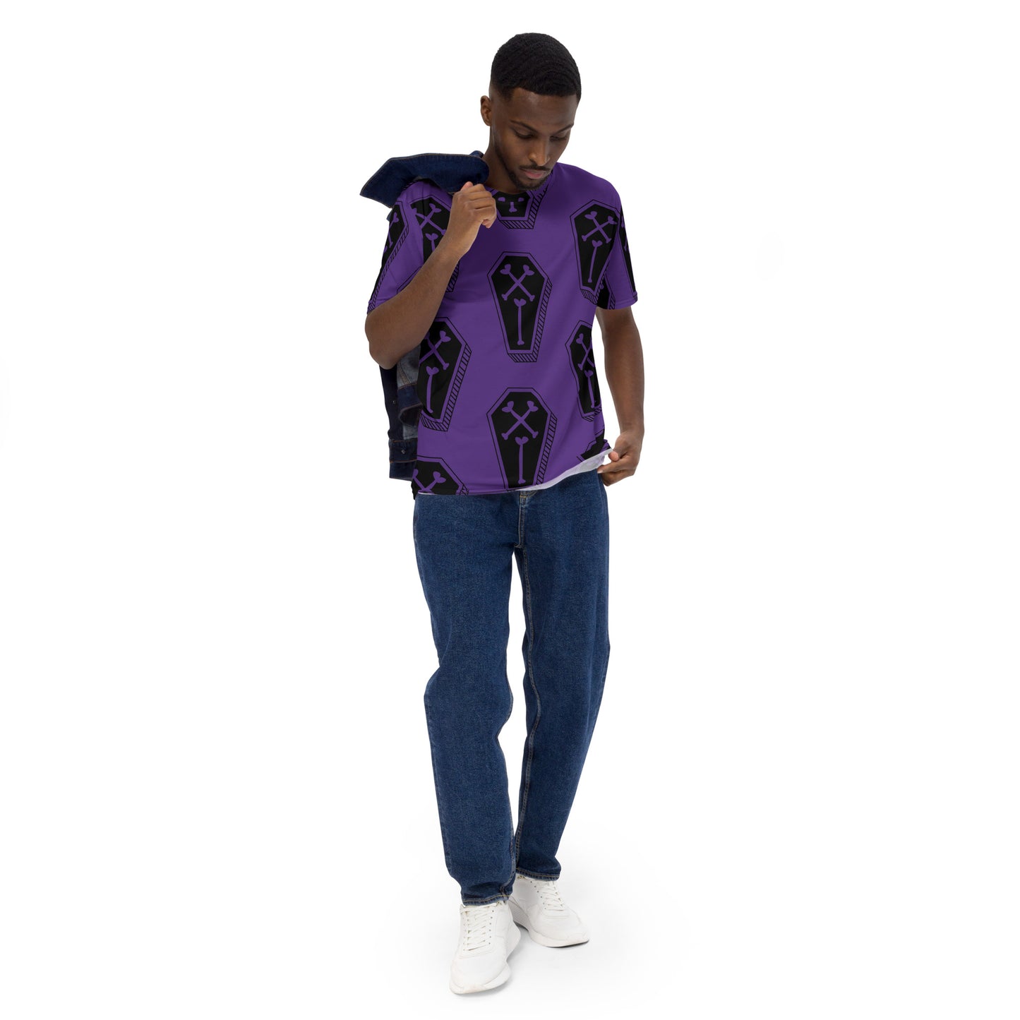 PURPLE COFFIN TEE