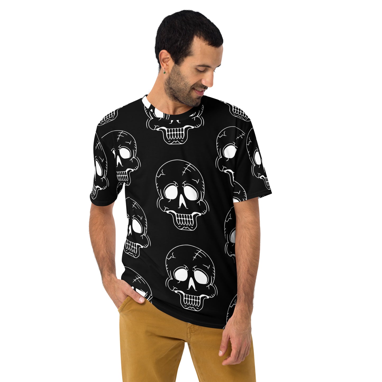 BLACK HAPPY SKULL TEE