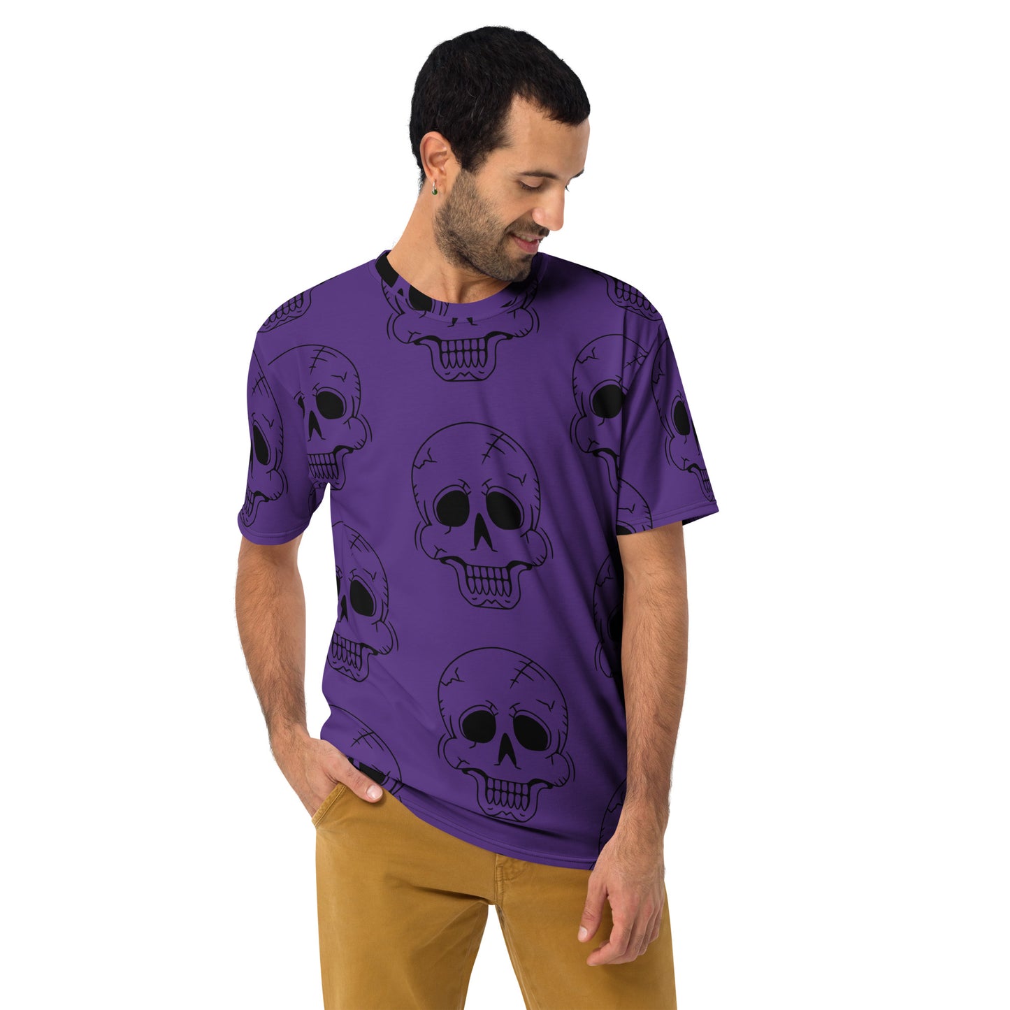 PURPLE HAPPY SKULL TEE