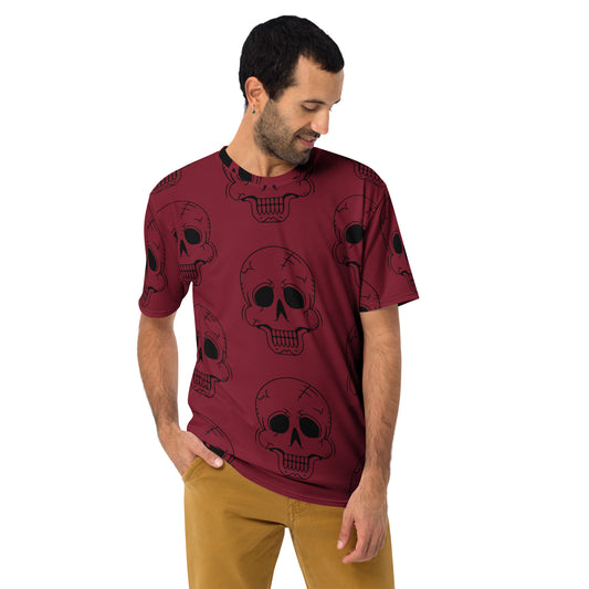RED LAUGHING SKULL TEE