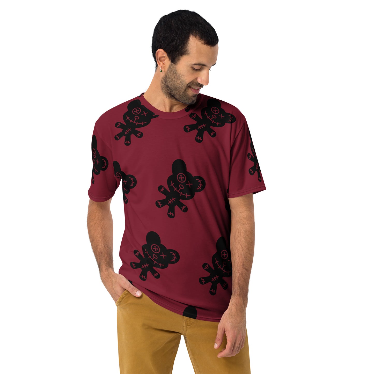 RED CREEPY BEAR TEE
