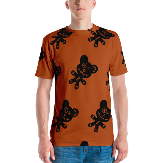 ORANGE CREEPY BEAR TEE