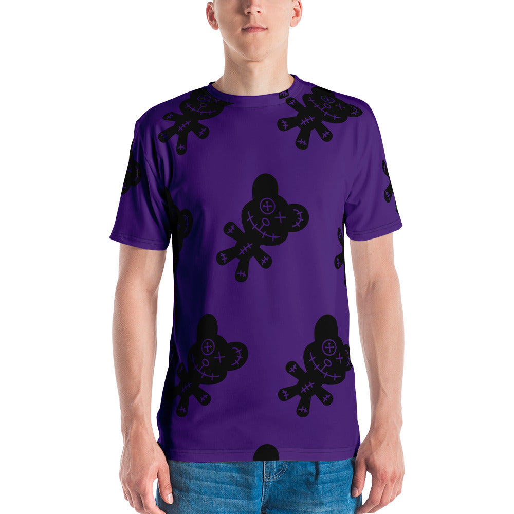 PURPLE CREEPY BEAR TEE