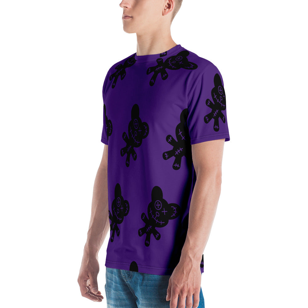 PURPLE CREEPY BEAR TEE