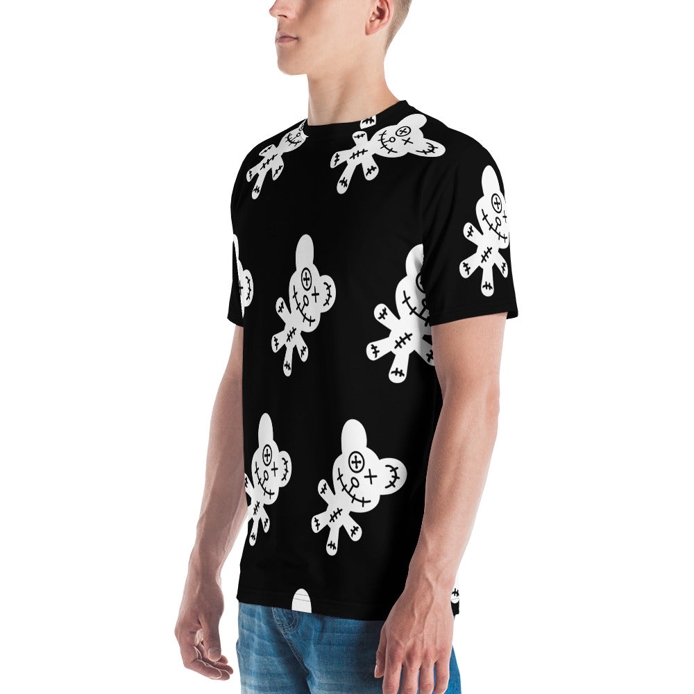 BLACK CREEPY BEAR TEE