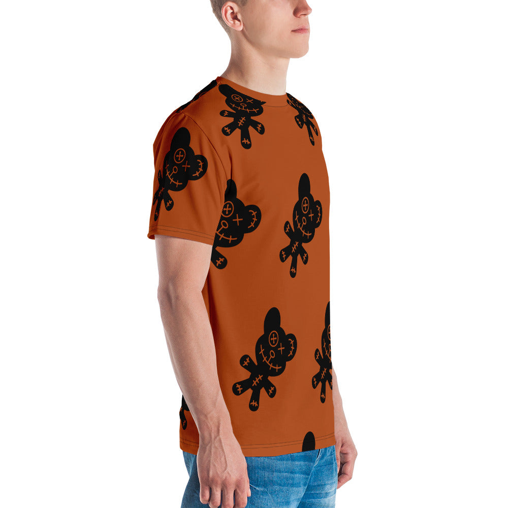 ORANGE CREEPY BEAR TEE