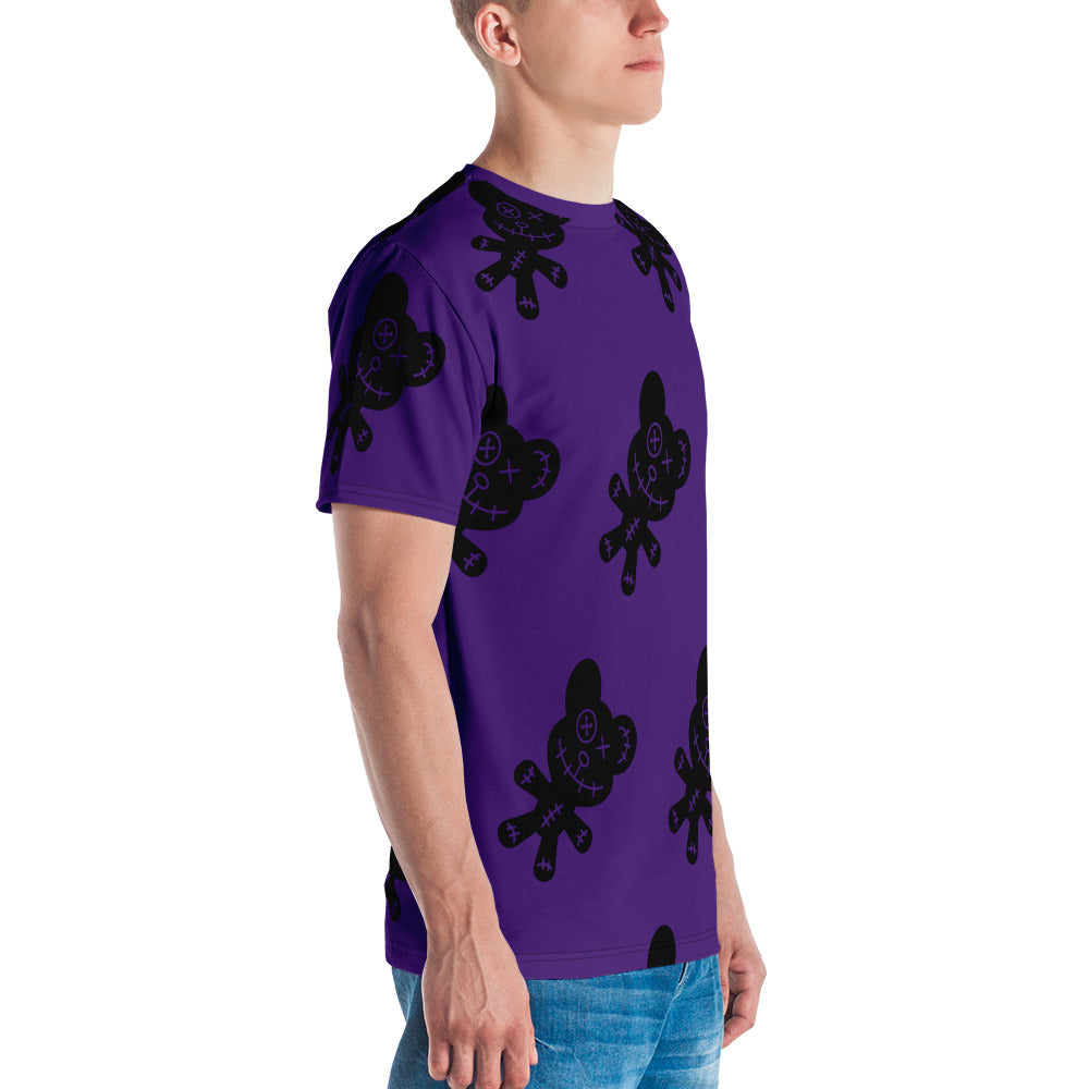 PURPLE CREEPY BEAR TEE