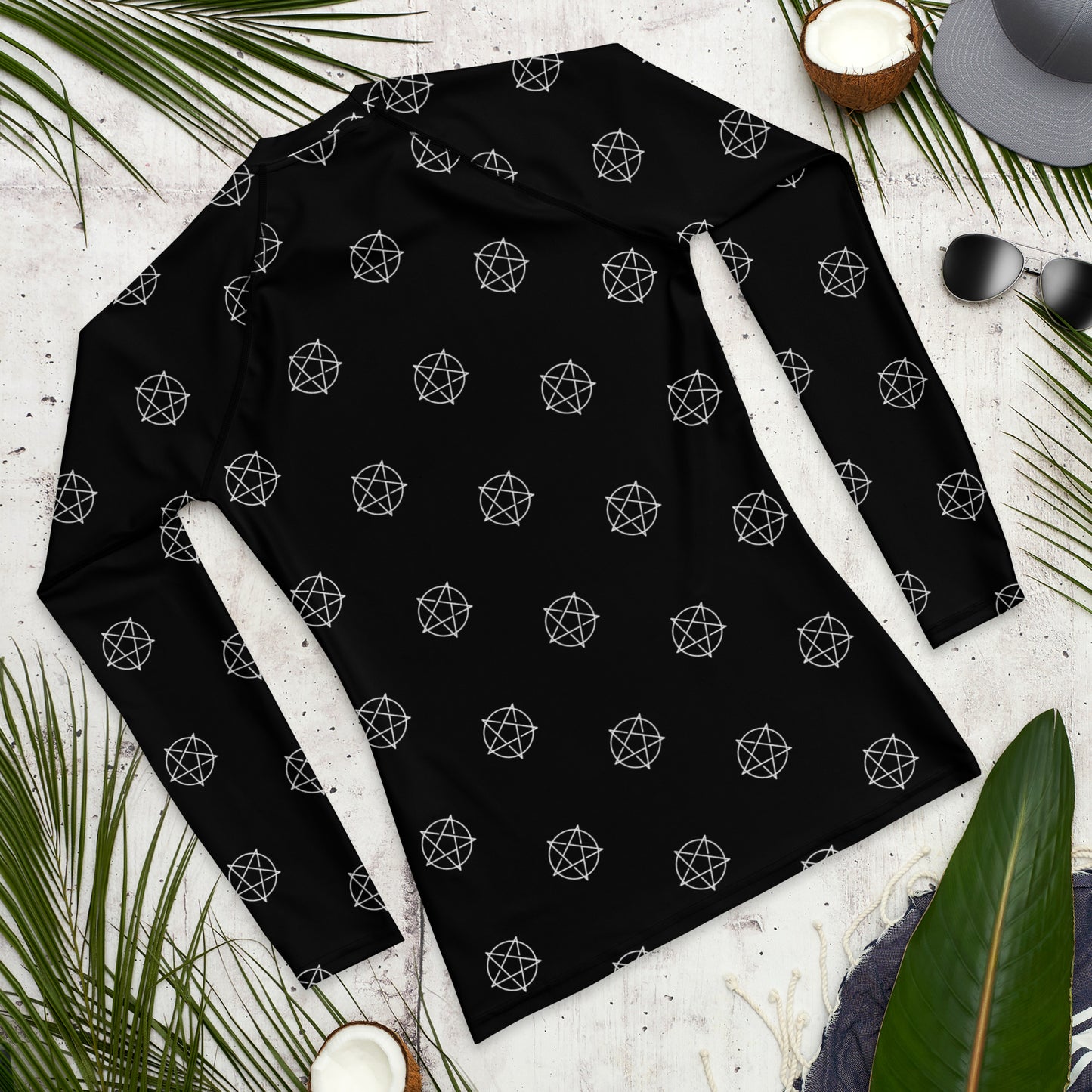 INVERTED PENTAGRAM RASH GUARD