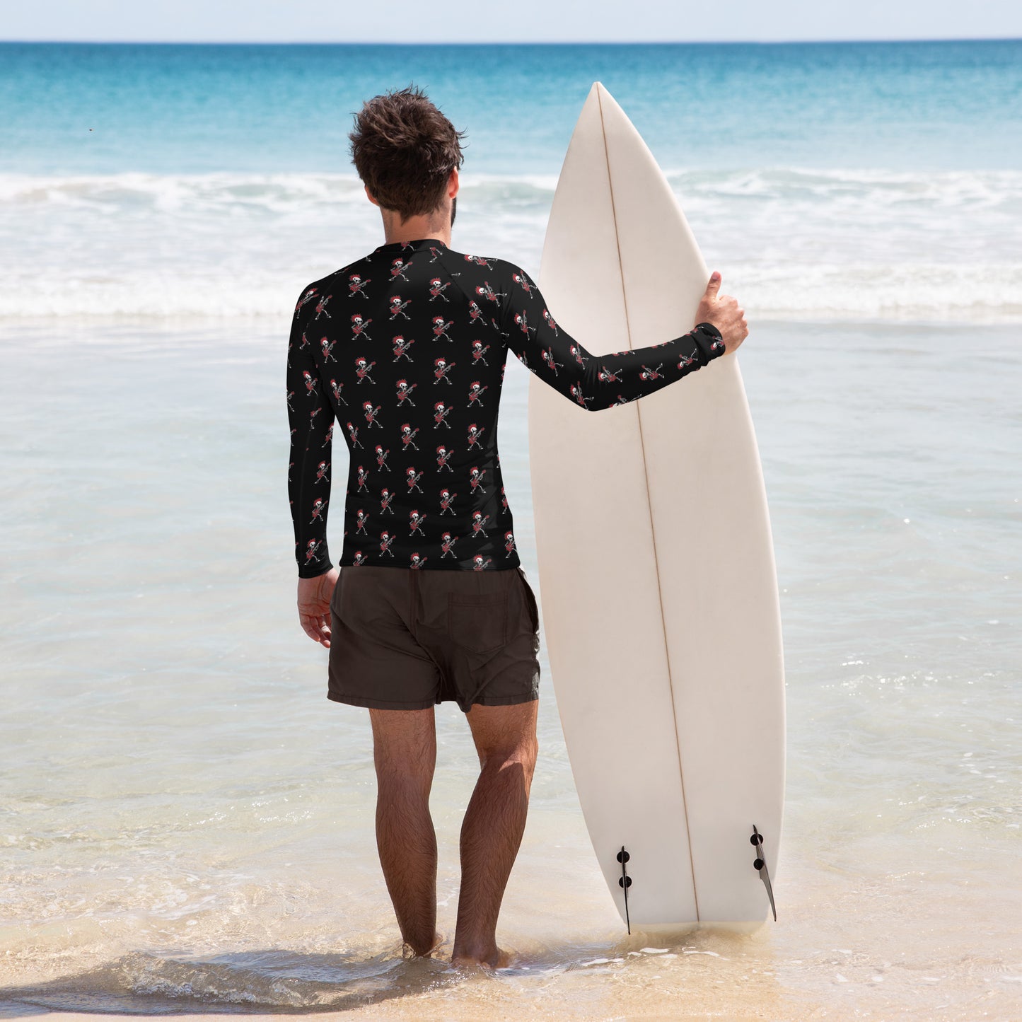 RED GUITAR RASH GUARD