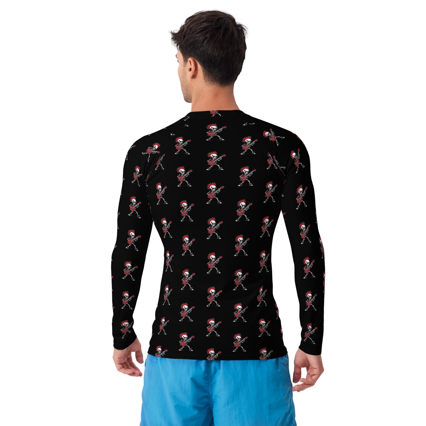 RED GUITAR RASH GUARD