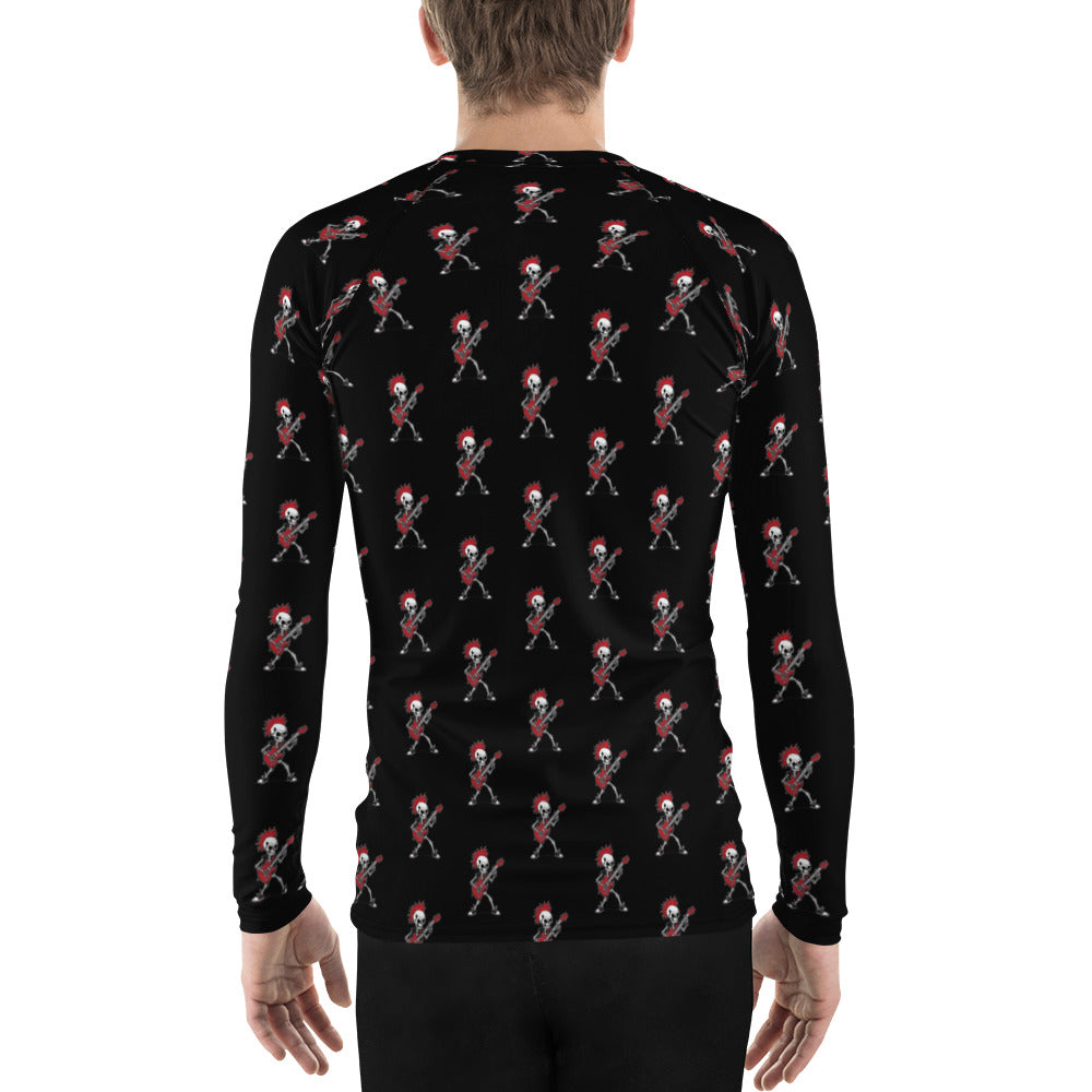 RED GUITAR RASH GUARD