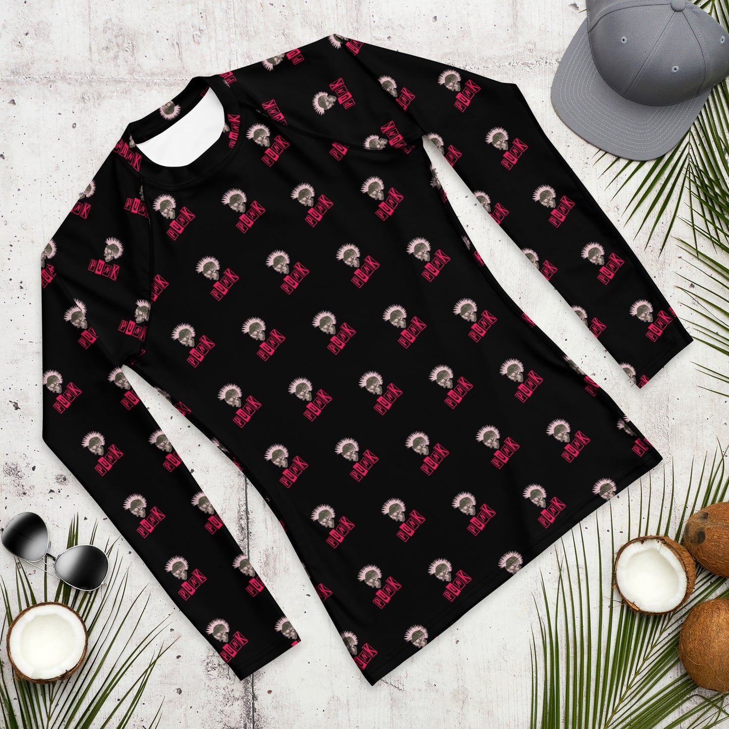 PUNK IS PINK RASH GUARD