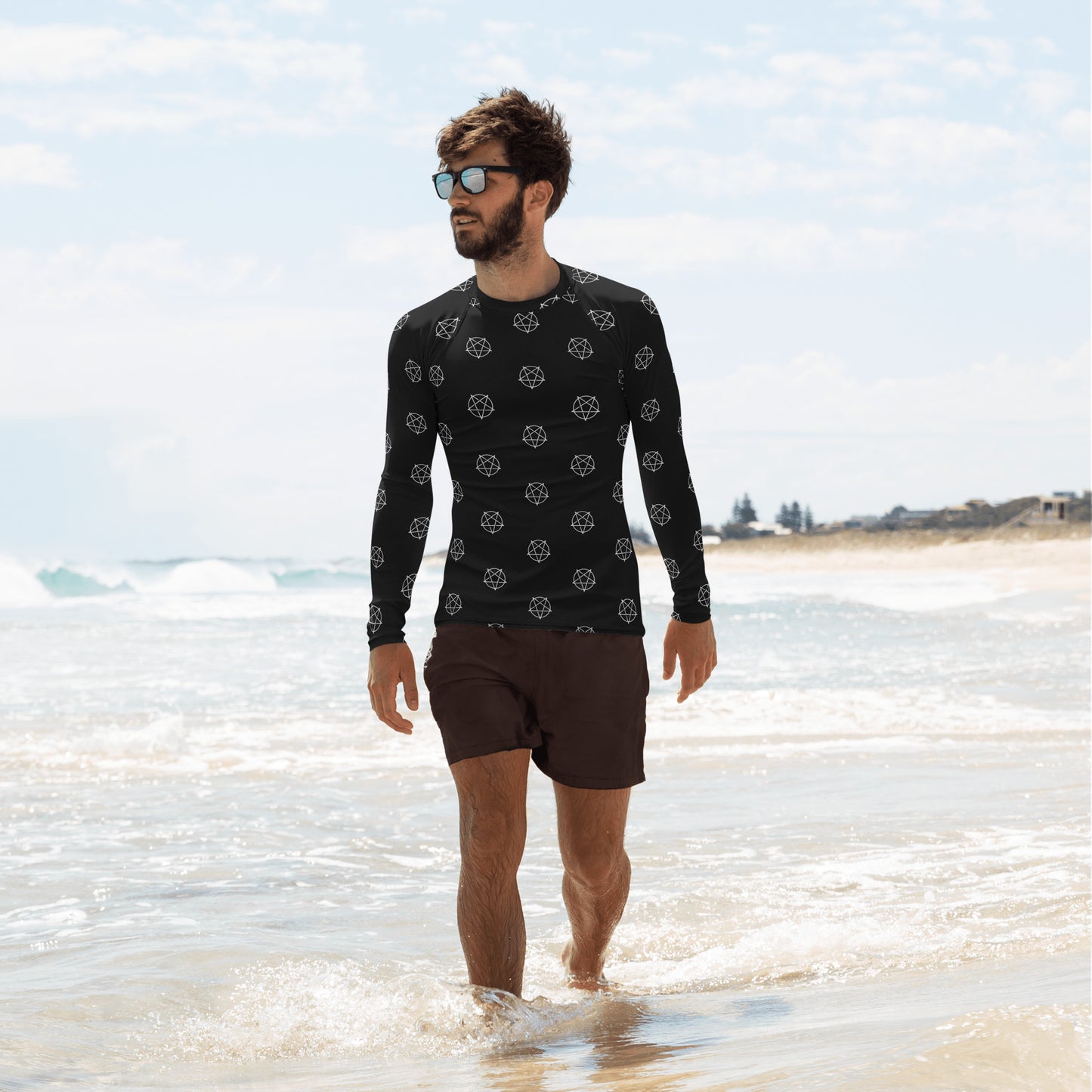 INVERTED PENTAGRAM RASH GUARD