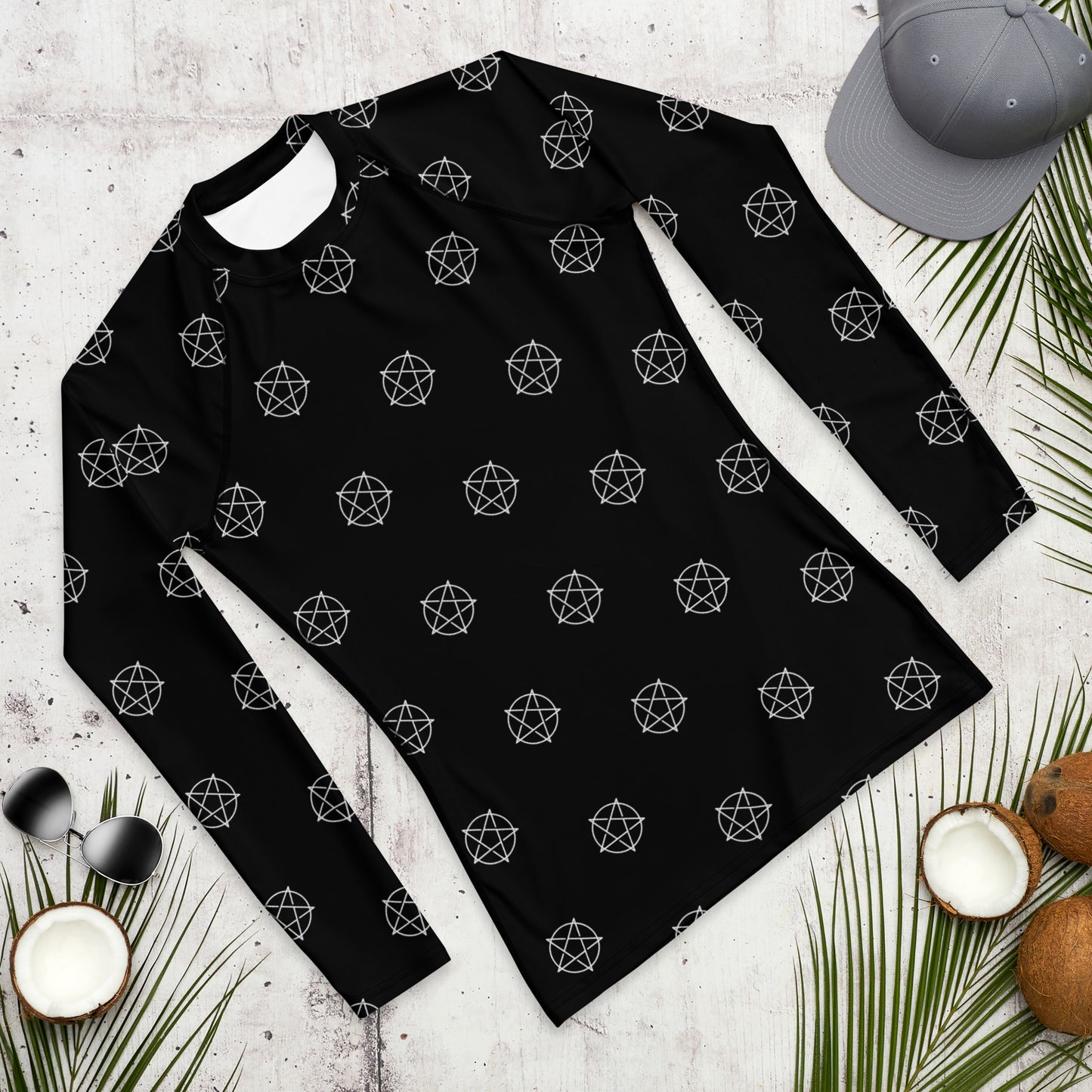 INVERTED PENTAGRAM RASH GUARD