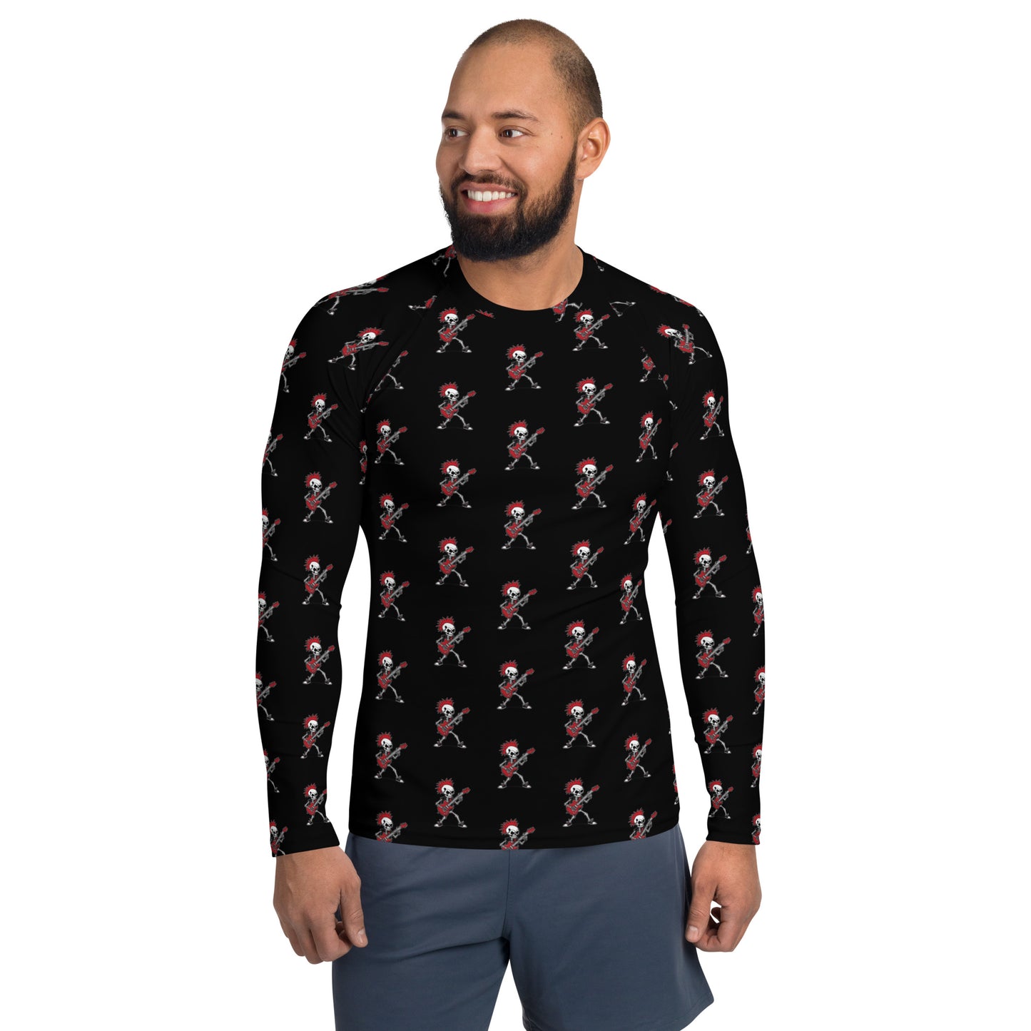 RED GUITAR RASH GUARD