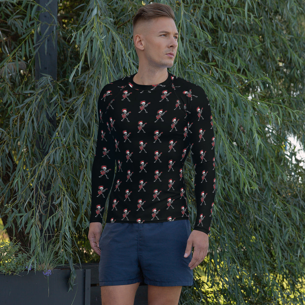 RED GUITAR RASH GUARD