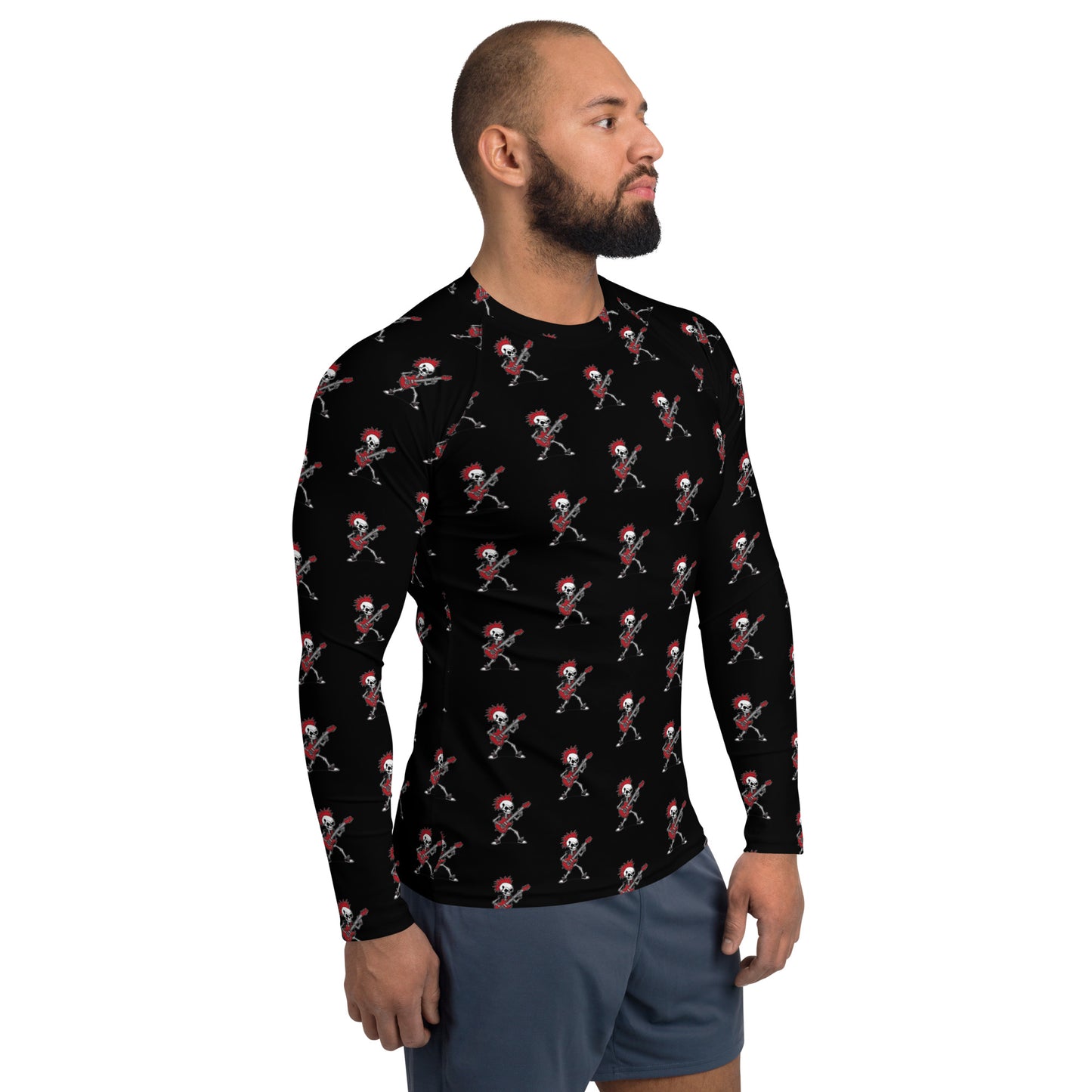 RED GUITAR RASH GUARD