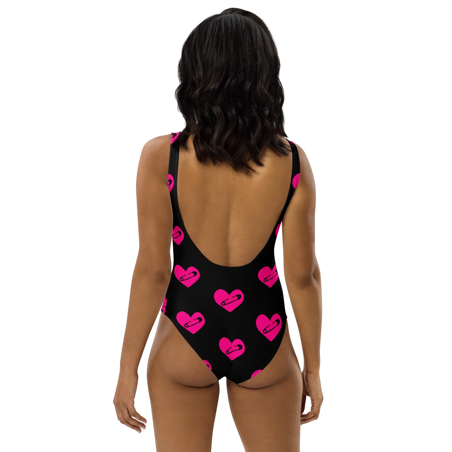 PINNED HEART SWIMSUIT