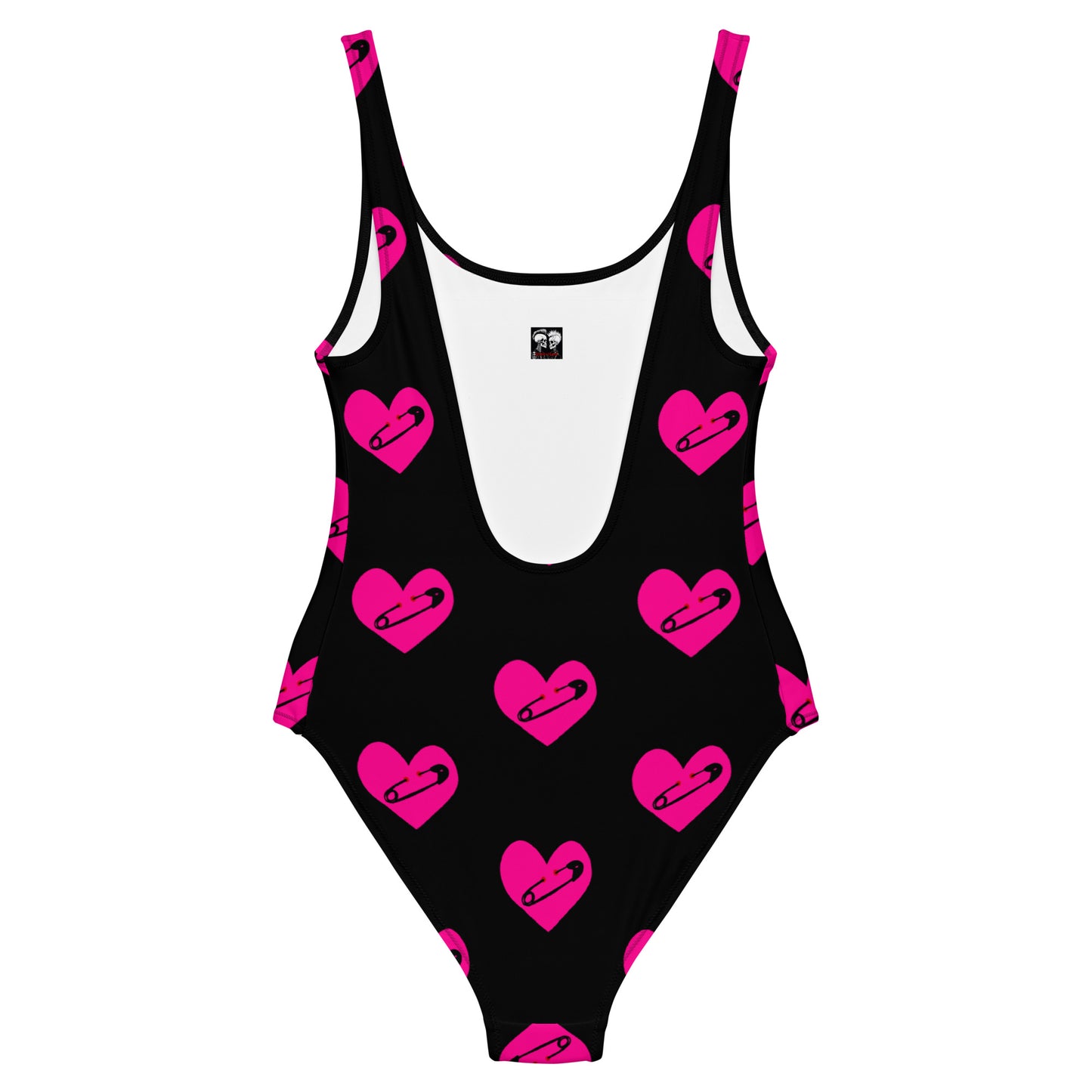 PINNED HEART SWIMSUIT