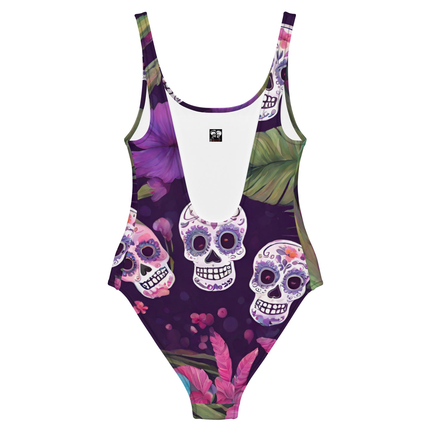 FOUR TROPICAL SKULLS SWIMSUIT