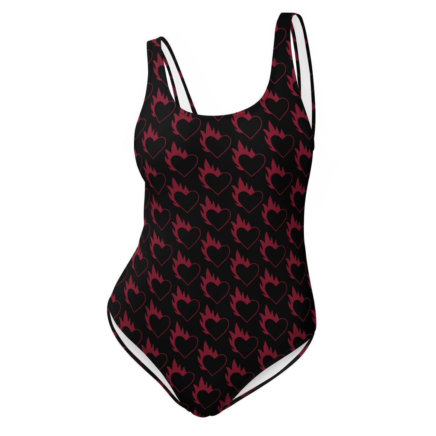 FLAMING HEART SWIMSUIT