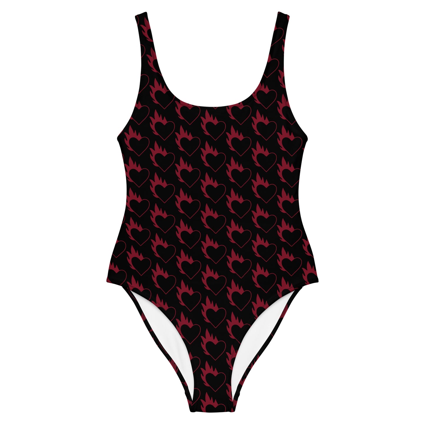 FLAMING HEART SWIMSUIT