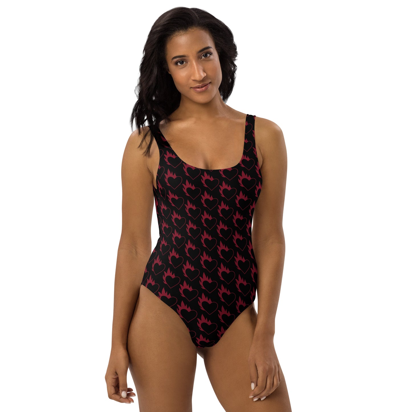 FLAMING HEART SWIMSUIT