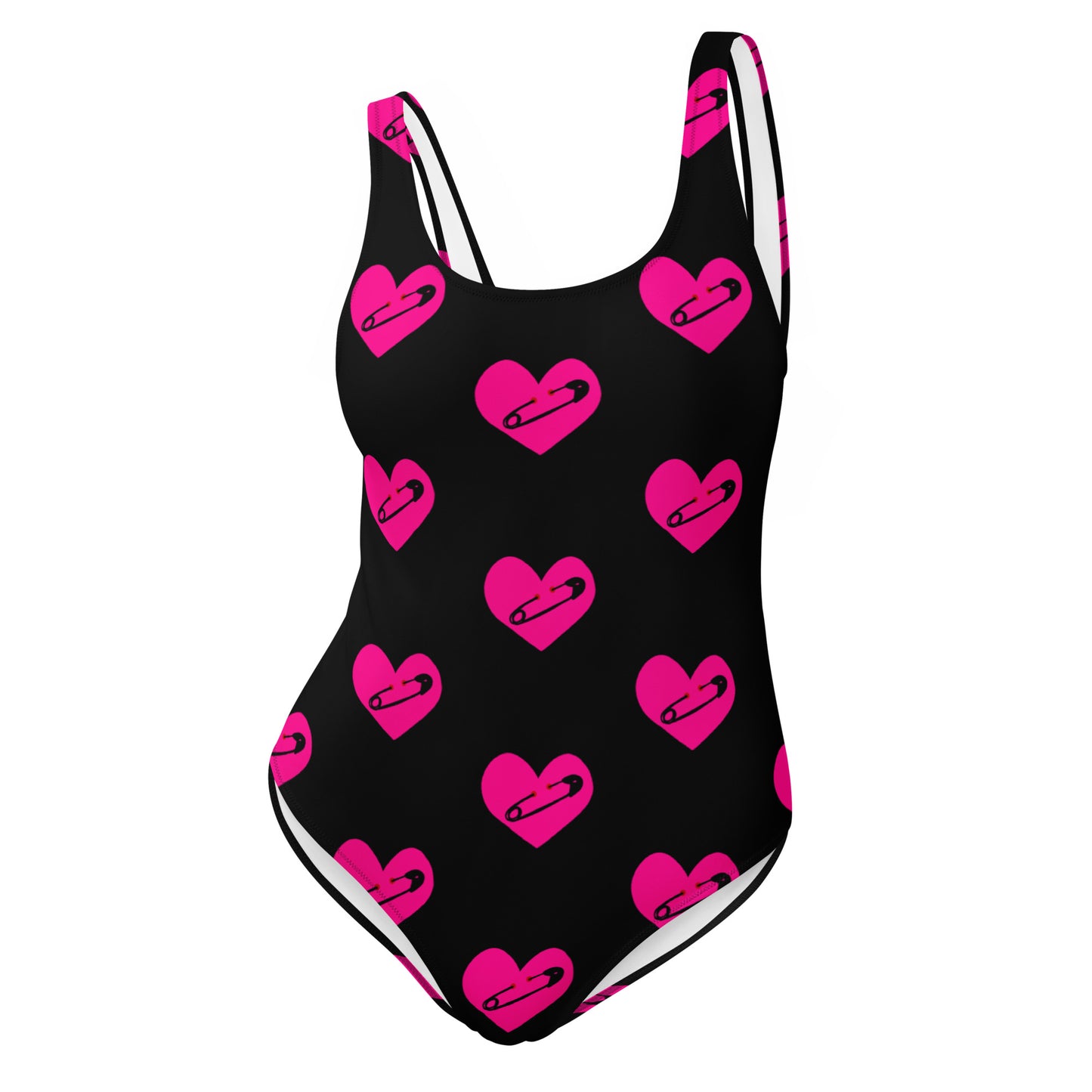 PINNED HEART SWIMSUIT