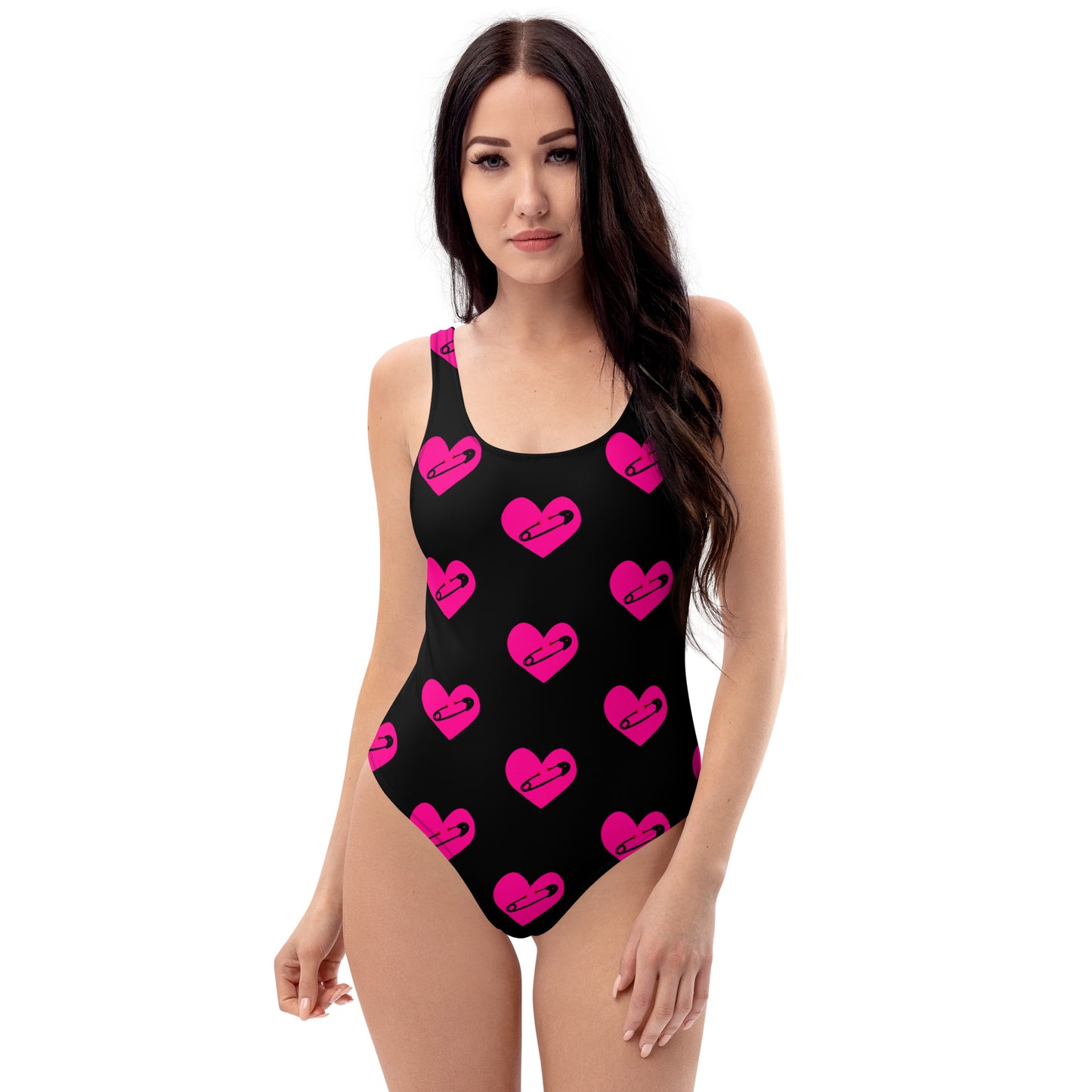 PINNED HEART SWIMSUIT