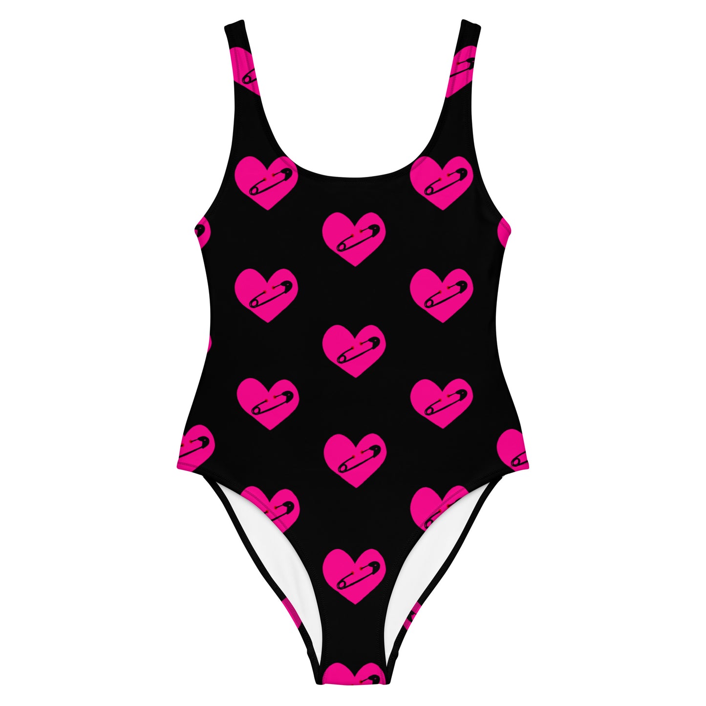 PINNED HEART SWIMSUIT