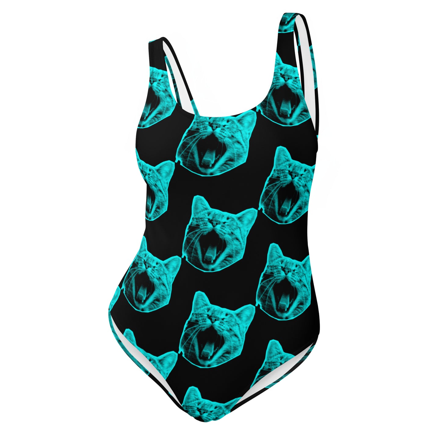 ELECTRIC BLUE CAT SWIMSUIT