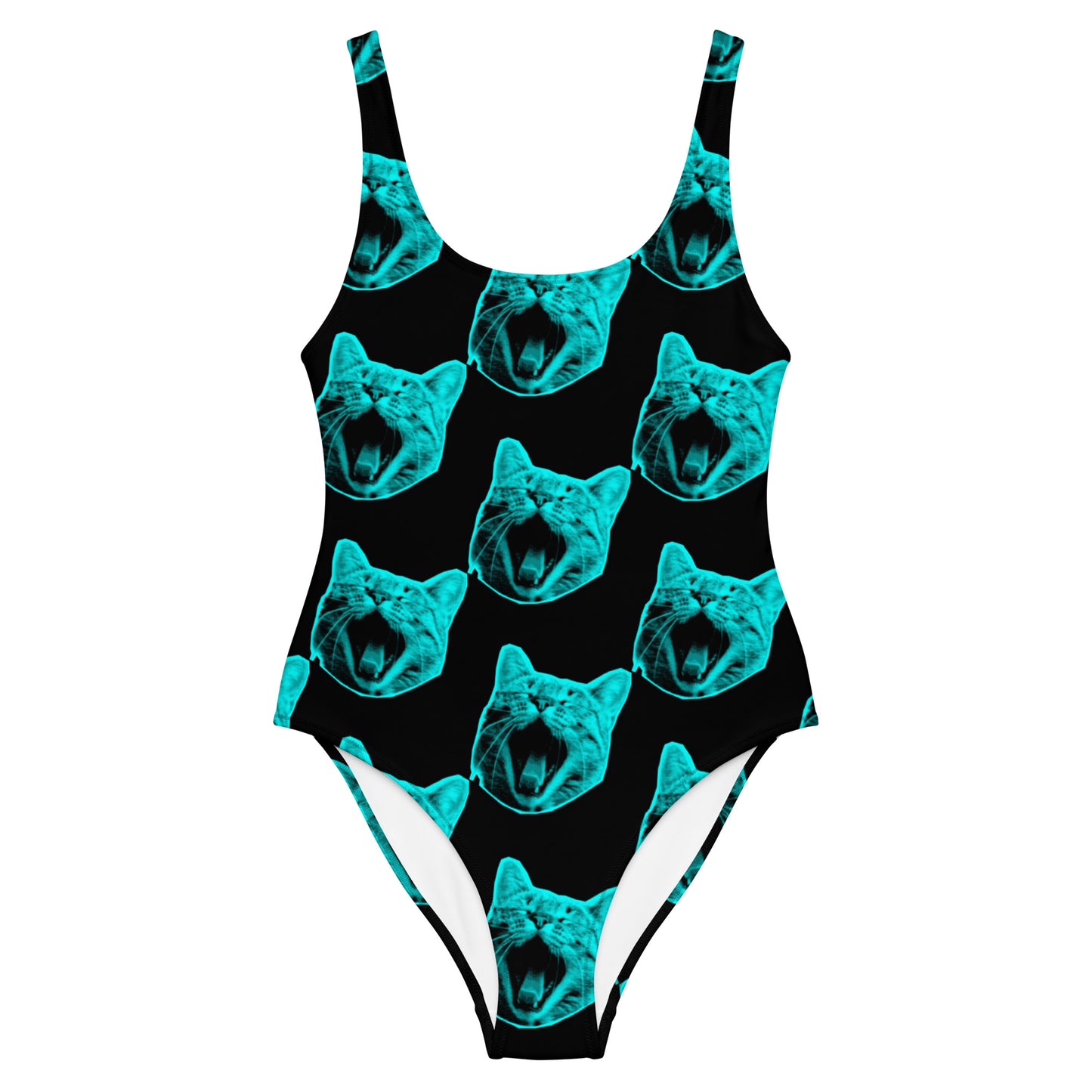 ELECTRIC BLUE CAT SWIMSUIT