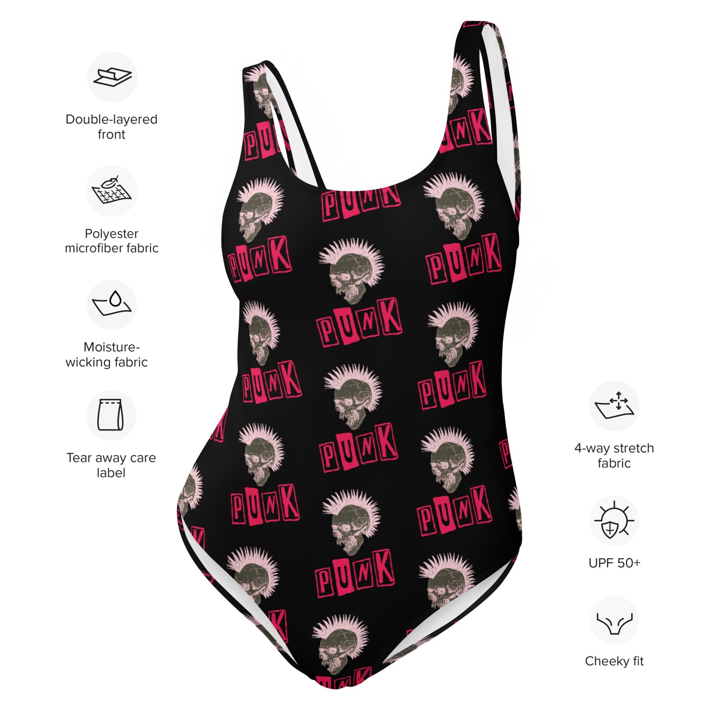 PUNK IS PINK SWIMSUIT