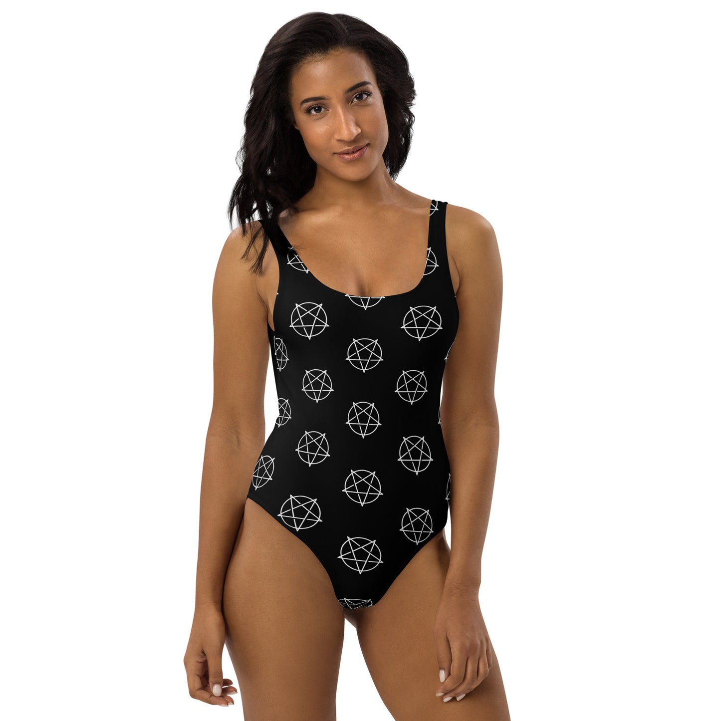 INVERTED PENTAGRAM SWIMSUIT