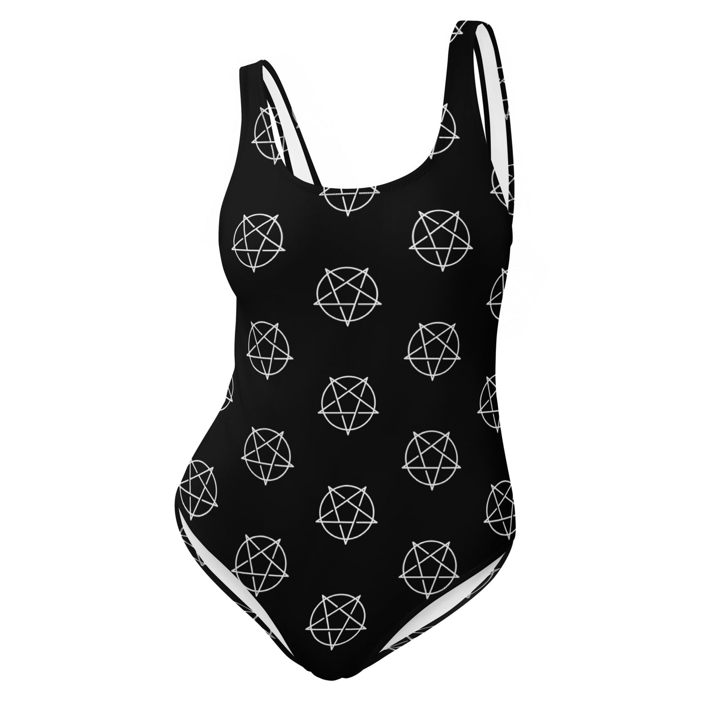 INVERTED PENTAGRAM SWIMSUIT