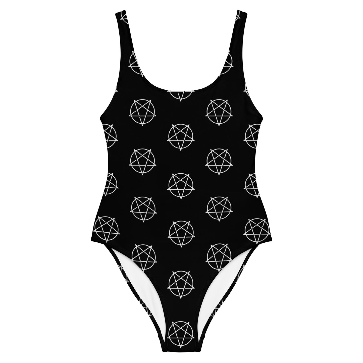 INVERTED PENTAGRAM SWIMSUIT