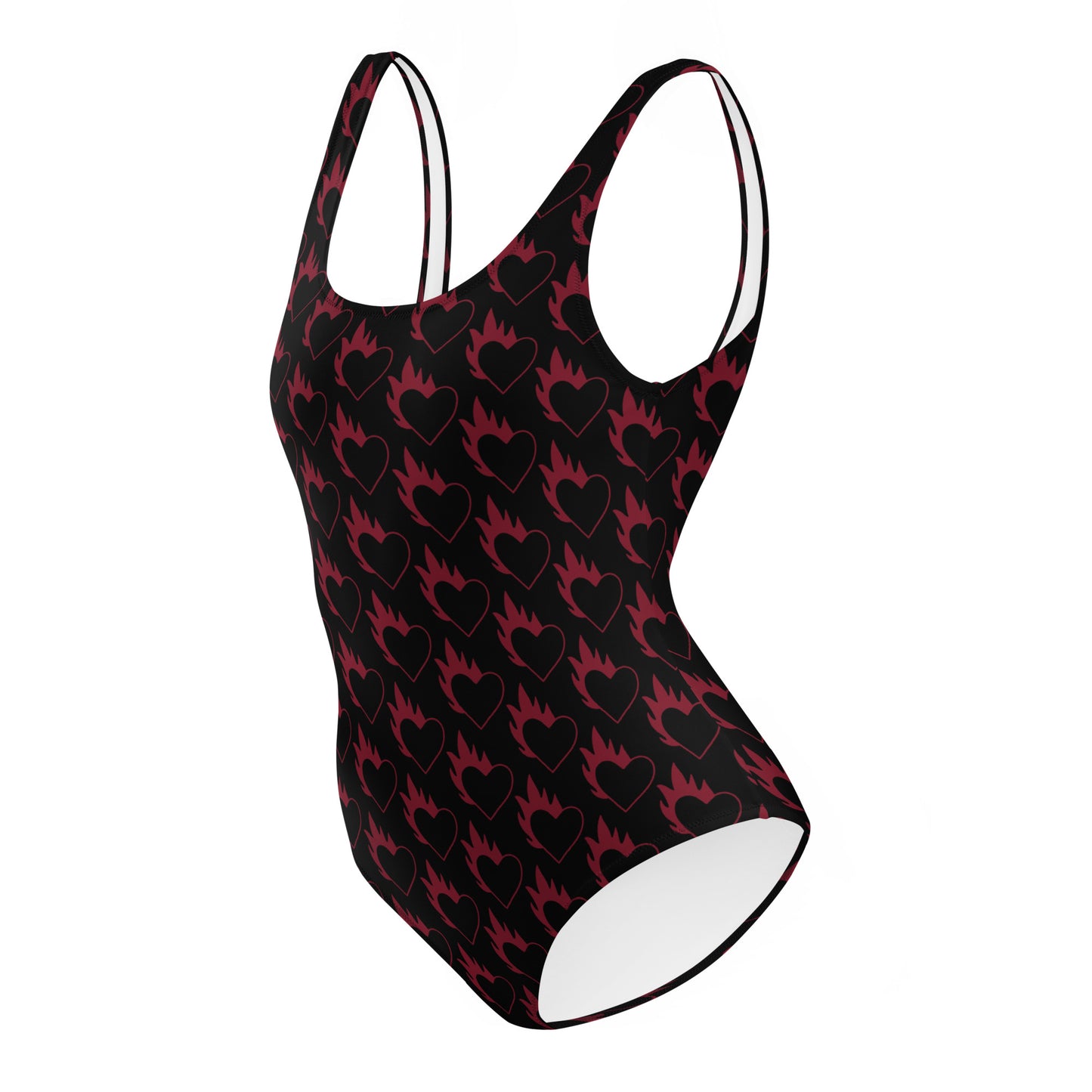 FLAMING HEART SWIMSUIT