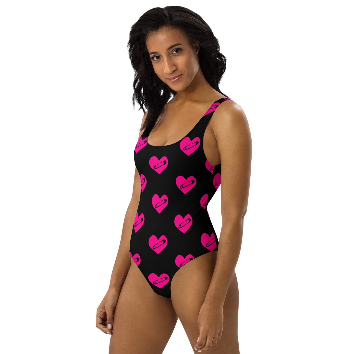 PINNED HEART SWIMSUIT