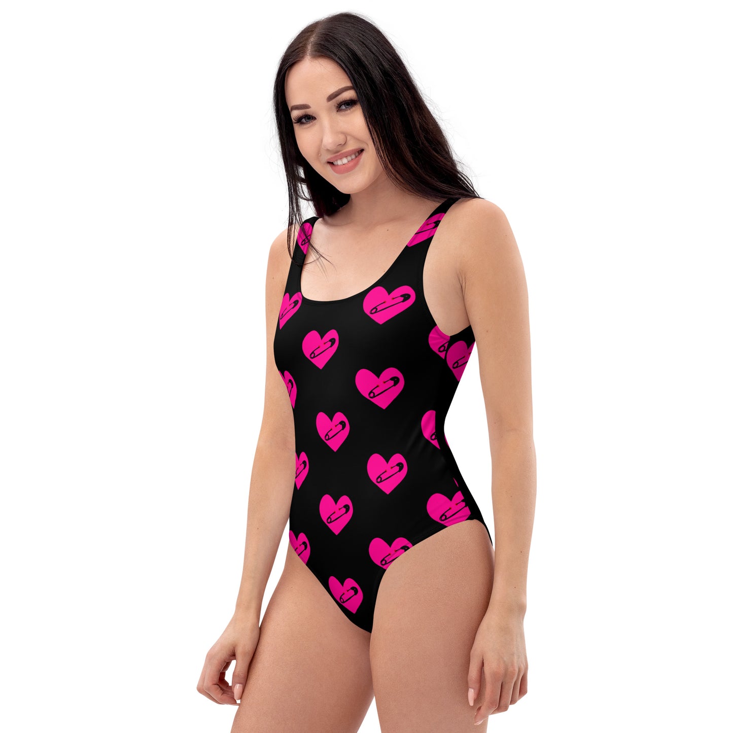 PINNED HEART SWIMSUIT