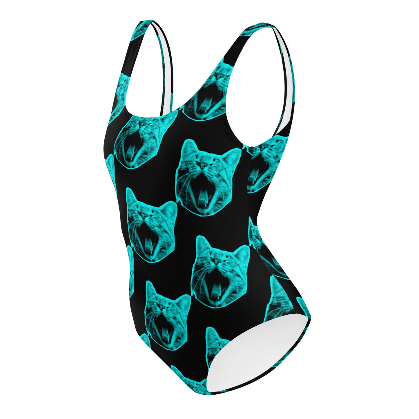 ELECTRIC BLUE CAT SWIMSUIT