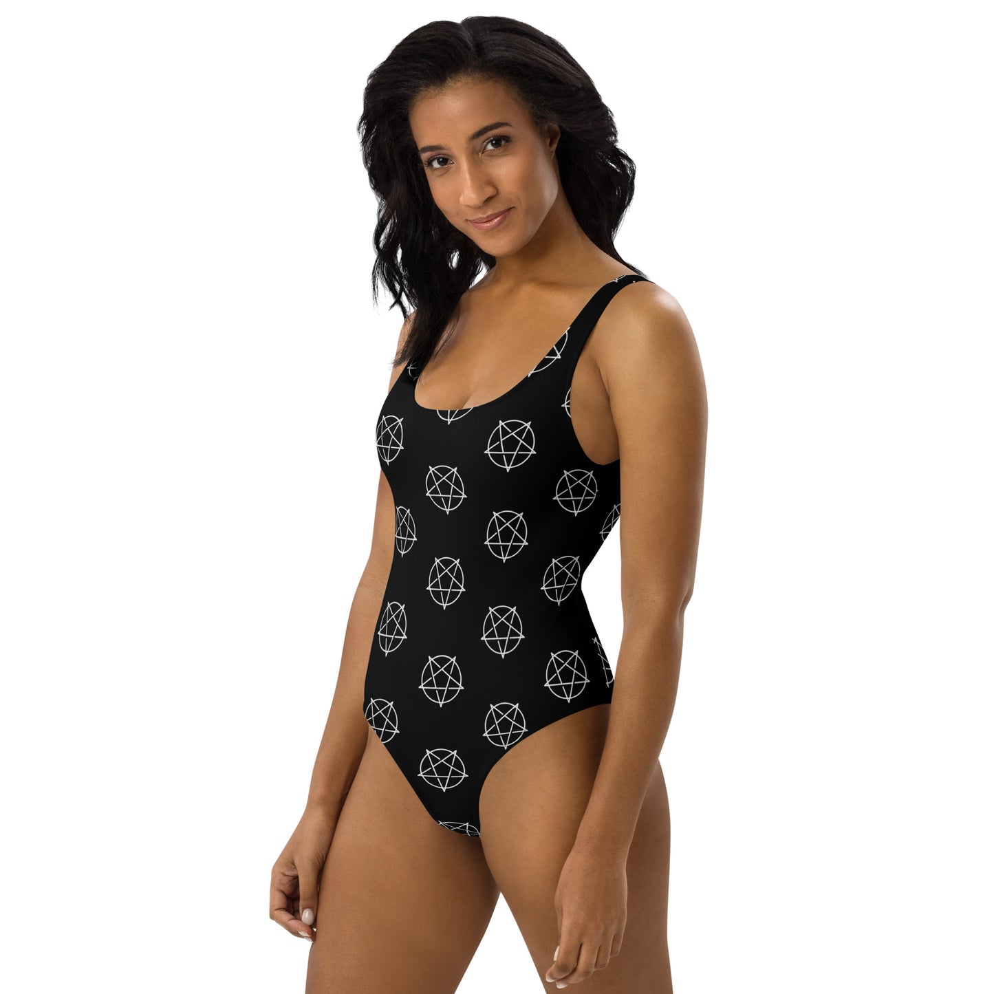 INVERTED PENTAGRAM SWIMSUIT