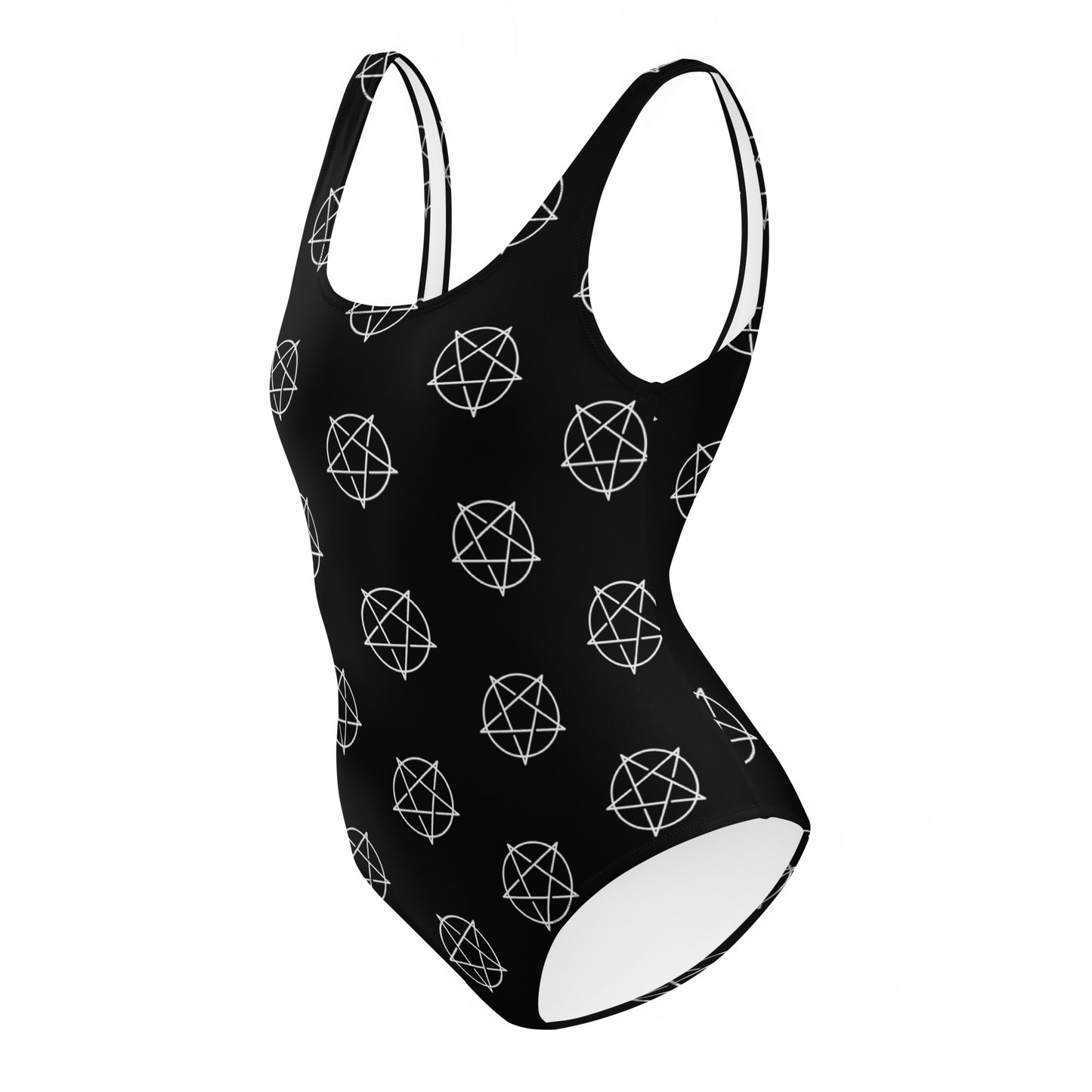 INVERTED PENTAGRAM SWIMSUIT